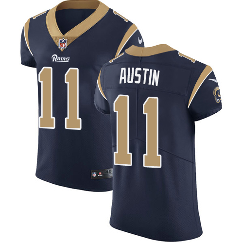 Nike Rams #11 Tavon Austin Navy Blue Team Color Men's Stitched NFL Vapor Untouchable Elite Jersey